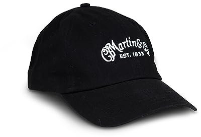 MARTIN Unisex-Erwachsene C.f Logo Cap, Schwarz, Einheitsgröße