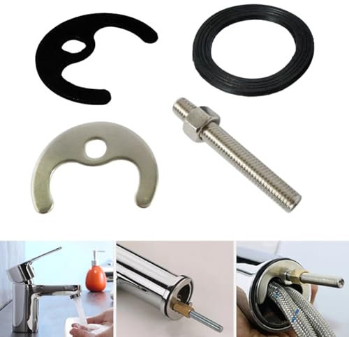 FUBESK Wasserhahn-Befestigungsset, Stift, Monoblock-Waschbecken-Montage-Set, Halterung, Bolzen, Spüle, Küchenreparatur, Waschbecken, Monoblock-Mischbatterie, Montagewerkzeug-Set