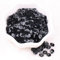 6000 Stück Durchmesser 6mm Pailletten,Pailletten zum Basteln,Lose Pailletten Sequin mit Loch,für DIY Nähen Basteln Kunsthandwerk Schmuckherstellung Kleidungsdekoration Nagelkunst,Schwarz