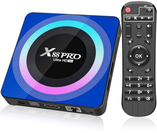 Android 13.0 TV Box, 4GB RAM 32GB ROM RK3528 Quad-Core Smart TV Box, supporto 2.4G / 5.0G Dual WiFi 6 BT 5.0,HDMI 8K TV Box