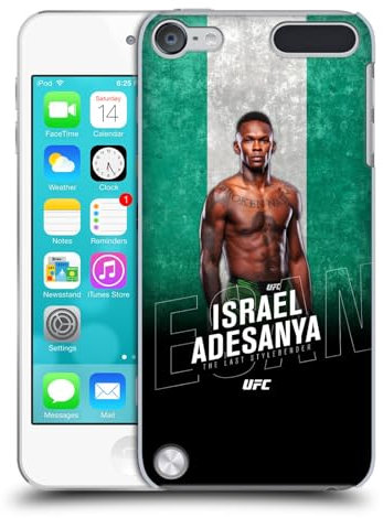 Head Case Designs Offizielle UFC Flagge Nigeria Israel Adesanya Harte Rueckseiten Handyhülle Hülle Huelle kompatibel mit Apple iPod Touch 5G 5th Gen