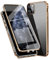 Dqtaoply for iPhone 11 Pro Max Case, 360° Front and Back Privacy Tempered Glass Cover Anti SPY Screen Magnetic Adsorption Metal Bumper Shockproof Phone Case for iPhone 11 Pro Max - Gold
