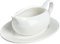 Sauciere mit Untertasse, Sauciere-Servierschale, Soßenschale, Sauciere mit Teller, Keramik-Dressing-Spender, Dip-Schalen, Soßenschale mit Tablett, Soßen-Salat-Dressing-Schiffchen mit Griff