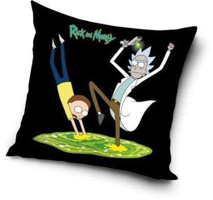 Carbotex Rick and Morty Kissenhülle Kissenbezug 40x40 cm (RAM214002)