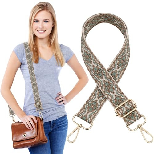 Schultergurt für Taschen Taschenband Taschengurte Zum Wechseln - Damen Breiter Taschenriemen Zubehör Tragegurt Bag 3,8cm 0522