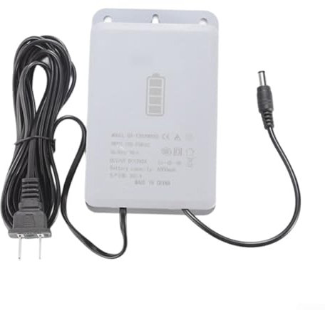 Adaptateur d'alimentation de surveillance extérieure, mini onduleur portable sans interruption, batterie de secours, pour divers appareils photo 12 V (blanc)