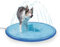 CoolPets Alfombrilla con aspersores – 100 cm – con aspersores – ducha para perros – baño – agua – juguete – fuente – refrigeración – piscina – perro
