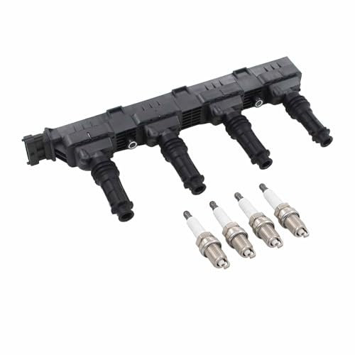 Zündspule Zündkerzen Zündmodul Stabzündspule Zündanlage Zündspulenmodul Zündkerzensatz für Corsa C Corsa D Astra H Caravan Astra H GTC Astra G CC Meriva A Tigra TwinTop Combo Agila A Wagon R 1.2 1.4