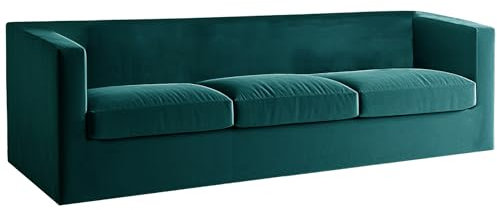 VFGFDJNDFX Stretch Chesterfield Sofa überzug, Stretch Sofabezug Mit Armlehne Enthält Sofa Abdeckung Und Sitzkissenbezug Antirutsch Couchbezug (Türkis,Sofa+3 Small Seats)