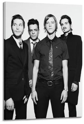 DKWNNZMW Interpol-Poster, Motiv: Musikgruppe, dekoratives Gemälde, Leinwand, Wandposter und Kunstdruck, modernes Familienschlafzimmer, Dekoration, Poster, 40 x 60 cm