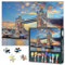 1000 Piece Puzzle for Adults - Majestic Tower Bridge in London UK Sunset Landscape Jigsaw Puzzles for Adults 1000 Pieces - 27.5x19.7 in