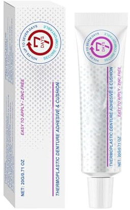 Adheza Dental Adhesive,Adheza Denture Fixative,Adheza Adhérence Prothèse Longue Durée,Thermoplastic Denture Adhesive,Colle de Prothèse de Prothèse,pour Prothèse Dentaire,Fixation Dentaire (1pcs)