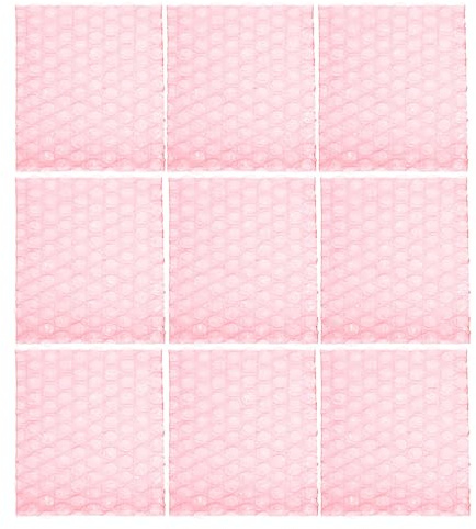 Lurrose 100pcs Anti-static Bubble Pouches Thick PE Shockproof Protective Wrap Bags for Shipping Moving Packaging Business Bulk