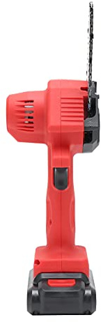 MasYosh Mini Scie D'élagage électrique, Tronçonneuse Portative Rechargeable avec Bille en Acier au Tungstène et Conception de Dents en Bois de Fourche, pour L'élagage et L'exploitation (Prise UE)