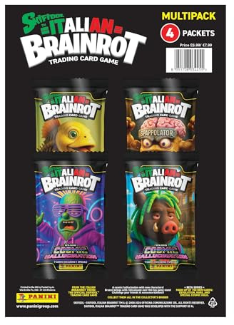 Panini Skifidol Italian Brainrot Cosmic Hallucination Sammelkarten-Kollektion, Multipack