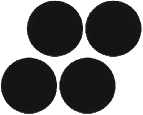 Cache - Moyeu de Roue 4 Pièces, Diamètre Extérieur 70MM, Diamètre Intérieur 60MM, Plastique et Métal - Installation Facile, Protection Contre la Rouille, Compatible SUV et Voitur (Noire)