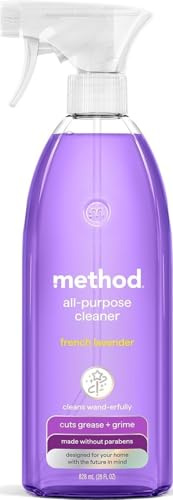 Method All-Purpose Cleaner Spray, French Lavender, Perfect for Most Counters, Tiles and More, 28 Fl Oz, (Pack of 1)
