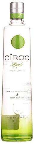 Ciroc Apple Flavoured Vodka | 37.5% vol | 70cl | Juicy Taste of Bright Green Apples | Hints of Vanilla & Citrus | For a Mixed Drink or Cocktails | Elegantly Smooth
