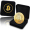 innoGadgets® Physische Bitcoin Medaille mit 24-Karat Echt-Gold überzogen. In Einer edlen Schatulle für EIN wahres Sammlerstück