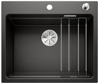 BLANCO 525889 Fregadero de Cocina, Negro, 60 cm Unterschrank
