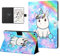 CASAFUNY Coque pour Samsung Galaxy Tab A 8,0 Pouces 2019 SM-T290 SM-T295 SM-T297 Tablette Étui Protection Case avec Support Housse Étui Housse pour Samsung Galaxy Tab A 2019 8.0 Pouces, Licorne