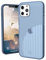 U by UAG [U] Aurora - Custodia protettiva per Apple iPhone 12 Pro Max, telaio morbido e cover posteriore rigida, compatibile con ricarica MagSafe/wireless, protezione contro le cadute da 2,4 m, blu