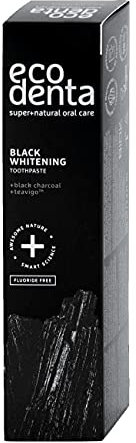 Ecodenta Toothpaste Extra Black Whitening Charcoal 100ml (Pack of 3)