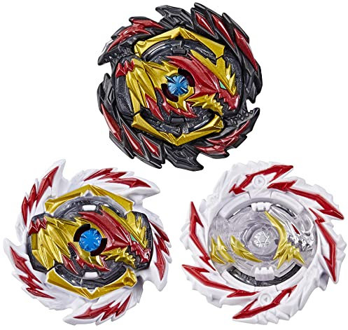 BEYBLADE Burst Evolution Trio Devolos 3er-Pack – Erase Devolos D5, Venom Devolos D5, Abyss Devolos D6 Balance-Typ Battling Game Top Spielzeug