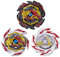 BEYBLADE Burst Evolution Trio Devolos 3er-Pack – Erase Devolos D5, Venom Devolos D5, Abyss Devolos D6 Balance-Typ Battling Game Top Spielzeug