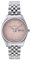 DUGENA Damen-Armbanduhr, 4461034, Venetia, Quarz, rosafarbenes Zifferblatt, Edelstahlgehäuse, Saphirglas, Edelstahlarmband, Drückerfaltschließe, 10 bar