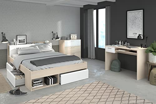 Parisot Schlafzimmer-Set Most 60 Akazie-Weiß