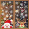 Navidad Pegatina Calcomanías para Ventanas Lindo Decoración de Ventanas Espiar Santa Claus Rudolph Calcomanías electrostáticas Ventanas Pegatinas Navidad Ventanas Cristal Claus Oficina Tienda Fiest