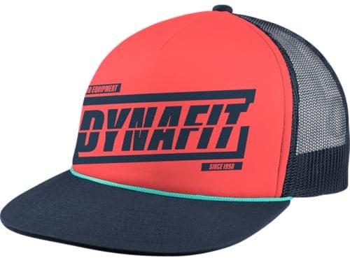 Dynafit Unisex Graphic Trucker Cap, Hot Coral/3010 Tabloid, Einheitsgröße