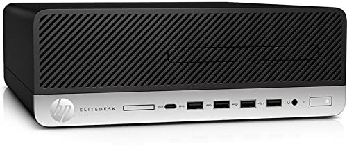 HP EliteDesk 705 G4 SFF Computer AMD Ryzen 5 Pro 2400G Ram 8GB SSD 256GB NVMe Windows 10 Pro (Ricondizionato)