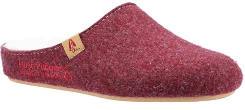 Hush Puppies Women's The Good Slipper, Dark Red, 8