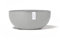 Ecopots Pflanzschale Sofia Dunkel Hell Grau - 43 x 25 cm oval groß - Pflanzentopf aus Recycling Kunststoff - Übertopf modern - Blumentopf für Indoor und Outdoor - Schale flach/niedrig