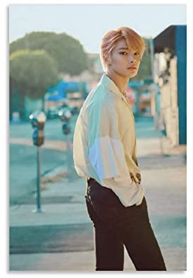 RIDAEX Kunstdruck Poster 50 * 70cm Senza Cornice Cha Eun-woo Poster Canvas Wall Art Room Pictures for Bedroom Gifts Decor