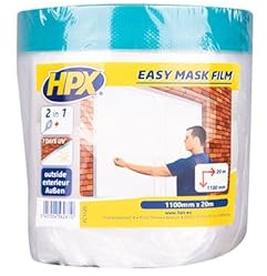 OPTION TAPE SPECIALTIES HPX-PC1120-Film transparent mit Easy Mask Outdoor Stoffband (1100 mm x 20 m)