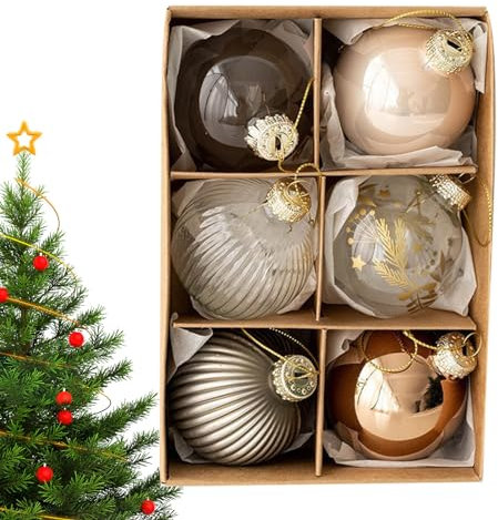 Joyivike Weihnachtskugeln Christbaumschmuck Rote Und Gold Und Grüne Christbaumkugeln Aufhängen Weihnachts Bälle Ornamente Für Weihnachtsbaum- Und Weihnachtsdeko Hausdeko
