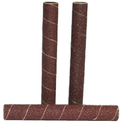 Güde Lot de 3 manchons abrasifs Ø 13, broche K 80 GSBSM 450 – Ponceuse à bande également compatible avec la ponceuse à broche SCHEPPACH OSM 100 & SCHEPPACH OSM600, Triton TSPS450 & BAMATO OBSM-900