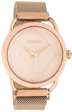 Oozoo Damen Armbanduhr Timepieces Analog Metall Rosegold UOC10697 Analoguhr