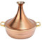 Yiustldd Marmite à tajine en acier inoxydable avec couvercle fermé en forme de cône, poêle à mijoteuse antiadhésive avec 2 poignées pour cuisinière à gaz à induction,D'or,32cm