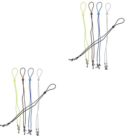 Healeved 2sets Sport Brillen Lanyard Anti Gläser Kette Sling Für Frauen 5 Stücke * 2