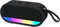 Bluetooth Lautsprecher, Bluetooth 5.3 Tragbarer Musikbox, Bass-Treibern, LED-Atem Licht, Freisprechfunktion für Phone, staubdicht und IPX6 wasserdicht,10h Akku, Geeignet Outdoor/Party/Reisen–Schwarz