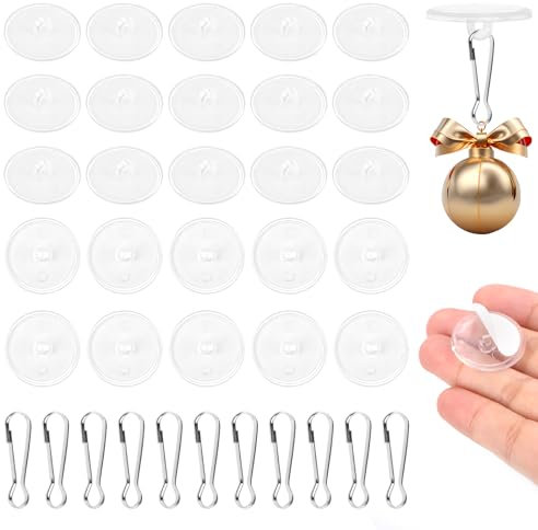 TNEDFOD 30 Pcs Ganchos Adhesivos Techo, Ganchos Autoadhesivos Transparente con 30 Mástil de Bandera Clips, Artículos Pequeños Paredes Colgar para Baño Dormitorio Cocina Pared Puerta Techo Decoraciones