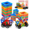 AQXONG 88Teile Magnetische Bausteine, Magnetspielzeug Magnete für Kinder, Lustiges Pädagogisches Bauspielzeug, Ideal Geschenkauswahl für Jungen und Mädchen im Alter von 3-8 Jahren