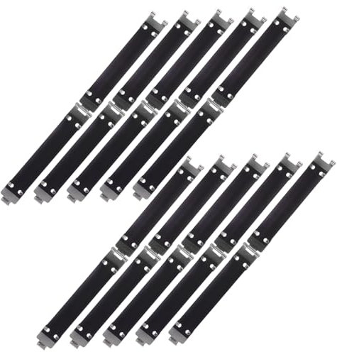 SOIMISS 10 Stück Nähen Schlüssel Geldbörse Aufklappbarer Flexrahmen Machen Tasche Interner Flex Flexibler Geldbeutelrahmen Silbernes Accessoire Metallisch Schnalle Frühling Clip