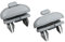 Coppia di clip for aletta parasole grigia, gancio for aletta parasole interna, for Audi A1 A3 A4 B6 B7 A5 Q3 Q5 2012-2017