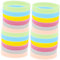 24Pezzi Braccialetti Luminosi Silicone per Adulti e Accessori Rave Neon per Feste Leggeri e Confortevoli Varietà Fluo