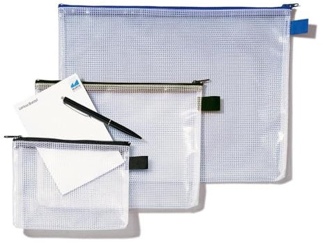 Hetzel Dokumententasche Mesh Bag (A4/1300260, transparent Weichfolie)